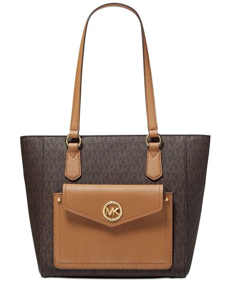 michael kors signature joey medium pocket tote bag|Michael Kors Joey Medium Pocket Tote .